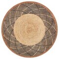 Covor, Woopamuk481, 140x140 cm, Bumbac/Poliester, Crem