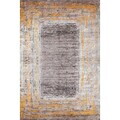 Covor, Woopamuk019, 100x300 cm, Bumbac/Poliester, Gri