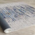 Covor, Woopamuk025, 80x300 cm, Bumbac/Poliester, Gri