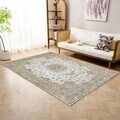 Covor, Woopamuk028, 80x150 cm, Bumbac/Poliester, Verde