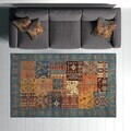 Covor, Woopamuk029, 100x300 cm, Bumbac/Poliester, Multicolor
