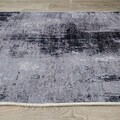 Covor, Woopamuk207, 100x150 cm, Bumbac/Poliester, Gri
