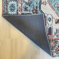 Covor, Woopamuk241, 160x230 cm, Bumbac/Poliester, Albastru