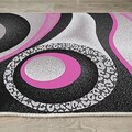 Covor, Woopamuk251, 80x200 cm, Bumbac/Poliester, Roz