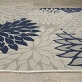 Covor, Woopamuk262, 160x230 cm, Bumbac/Poliester, Albastru navy