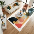 Covor, Woopamuk272, 80x300 cm, Bumbac/Poliester, Multicolor