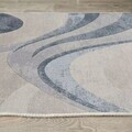 Covor, Woopamuk275, 100x150 cm, Bumbac/Poliester, Albastru