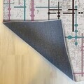Covor, Woopamuk354, 160x230 cm, Bumbac/Poliester, Alb