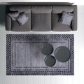 Covor, Woopamuk376, 120x180 cm, Bumbac/Poliester, Gri