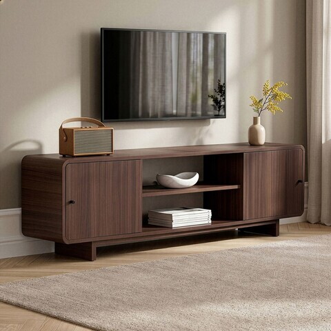 Comoda TV, Hanah Home, Mirel, 180x52x34 cm, PAL, Maro