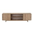 Comoda TV, Hanah Home, Mirel, 180x52x34 cm, PAL, Stejar