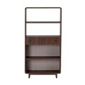 Corp biblioteca, Hanah Home, Senza, 78x153x34 cm, PAL, Maro
