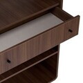 Corp biblioteca, Hanah Home, Senza, 78x153x34 cm, PAL, Maro