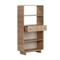 Corp biblioteca, Hanah Home, Senza, 78x153x34 cm, PAL, Stejar