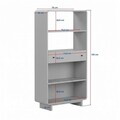Corp biblioteca, Hanah Home, Senza, 78x153x34 cm, PAL, Stejar
