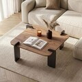 Masuta de cafea, Hanah Home, Marais, 90x35x90 cm, PAL, Pin Atlantic / Antracit