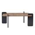 Masuta de cafea, Hanah Home, Marais, 90x35x90 cm, PAL, Pin Atlantic / Antracit