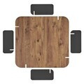 Masuta de cafea, Hanah Home, Marais, 90x35x90 cm, PAL, Pin Atlantic / Antracit