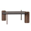 Masuta de cafea, Hanah Home, Marais, 90x35x90 cm, PAL, Lotus / Nuc