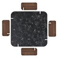 Masuta de cafea, Hanah Home, Marais, 90x35x90 cm, PAL, Lotus / Nuc