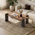Masuta de cafea, Hanah Home, Renard, 120x35x60 cm, PAL, Pin Atlantic / Antracit