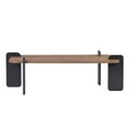 Masuta de cafea, Hanah Home, Renard, 120x35x60 cm, PAL, Pin Atlantic / Antracit