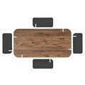 Masuta de cafea, Hanah Home, Renard, 120x35x60 cm, PAL, Pin Atlantic / Antracit