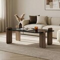 Masuta de cafea, Hanah Home, Renard, 120x35x60 cm, PAL, Lotus / Nuc