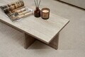 Masuta de cafea, Hanah Home, Harbor, 120x30x45 cm, PAL, Travertin Venezia Nuc
