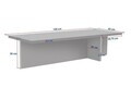 Masuta de cafea, Hanah Home, Harbor, 120x30x45 cm, PAL, Travertin Venezia Nuc