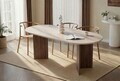 Masa, Hanah Home, Sabella, 200x75x90 cm, PAL, Travertin / Nuc Venezia