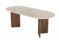 Masa, Hanah Home, Sabella, 200x75x90 cm, PAL, Travertin / Nuc Venezia