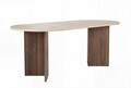 Masa, Hanah Home, Sabella, 200x75x90 cm, PAL, Travertin / Nuc Venezia