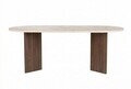 Masa, Hanah Home, Sabella, 200x75x90 cm, PAL, Travertin / Nuc Venezia