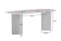 Masa, Hanah Home, Sabella, 200x75x90 cm, PAL, Travertin / Nuc Venezia