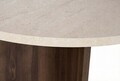Masa, Hanah Home, Virella, 120x75x120 cm, PAL, Travertin / Nuc Venezia