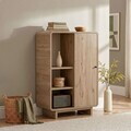 Dulap multifunctional, Hanah Home, Torina, 70x110x34 cm, PAL, Stejar Sepet