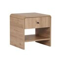 Noptiera, Hanah Home, Parila, 45x45x40 cm, PAL, Stejar Sepet