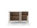 Consola, Hanah Home, Cailin 140, 140x80x41.8 cm, PAL, Santstone / Stejar Sepet