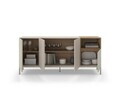 Consola, Hanah Home, Cailin 180, 180x80x41.8 cm, PAL, Santstone / Stejar Sepet