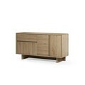 Consola, Hanah Home, Carpi, 146x76x45 cm, PAL, Maro