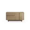 Consola, Hanah Home, Carpi, 146x76x45 cm, PAL, Maro