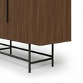 Consola, Hanah Home, Eldia, 200x77.9x40 cm, PAL, Nuc Milano / Negru