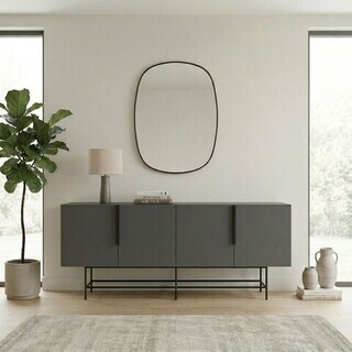 200x77.9x40 cm, Antracit;Negru