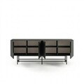 Consola, Hanah Home, Eldia, 200x77.9x40 cm, PAL, Antracit / Negru