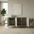 Consola, Hanah Home, Lucile, 150x82.9x40.5 cm, PAL, Santstone / Stejar Sepet