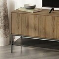 Comoda TV, Hanah Home, Amira, 180x55x35 cm, PAL, Stejar Sepet / Lemn Negru / Negru