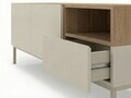 Comoda TV, Hanah Home, Cailin 140, 140x55x41.8 cm, PAL, Santstone / Stejar Sepet