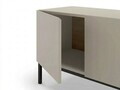 Comoda TV, Hanah Home, Cailin 180, 180x55x41.8 cm, PAL, Gresie / Stejar Sepet / Negru