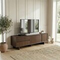Comoda TV, Hanah Home, Carpi, 180x55x45 cm, PAL, Nuc Milano